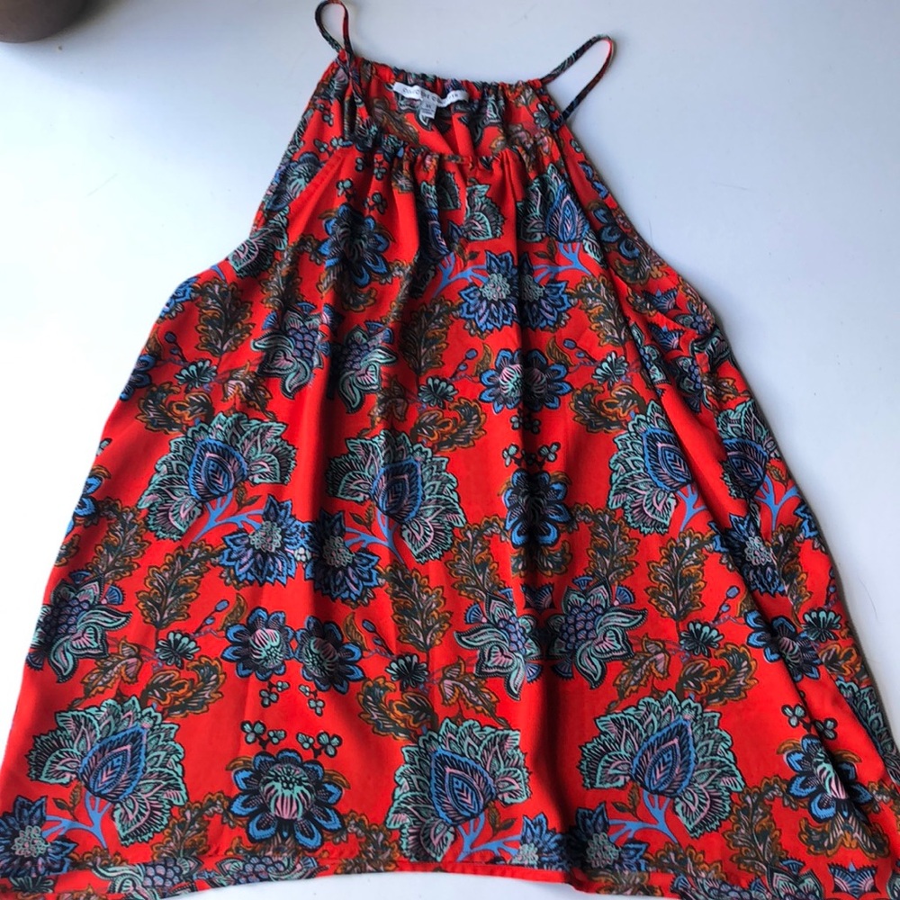 Patterned Halter Top